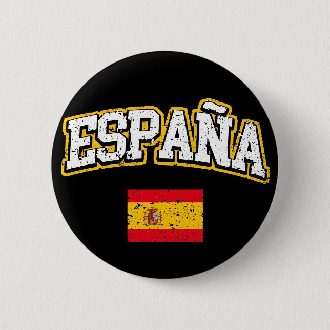 Spain Flag Button (Front)