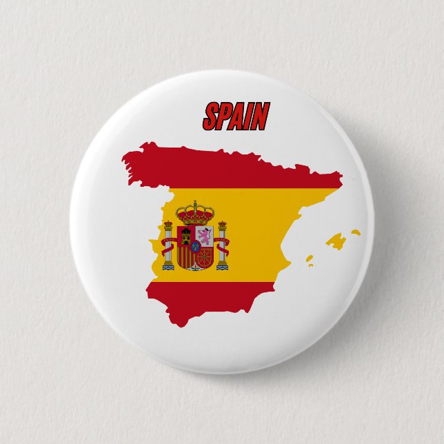 spain flag button (Front)