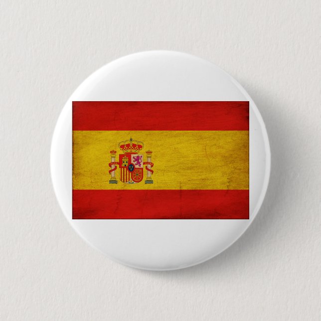 Spain Flag Button (Front)