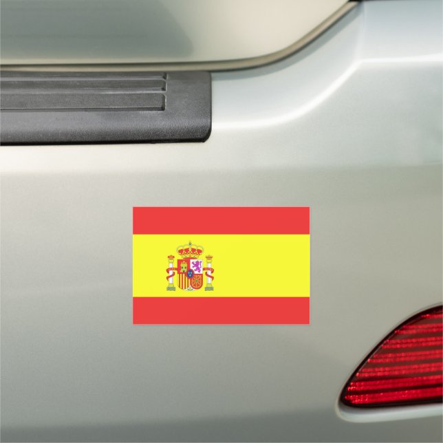 Spain Flag Car Magnet (In Situ)