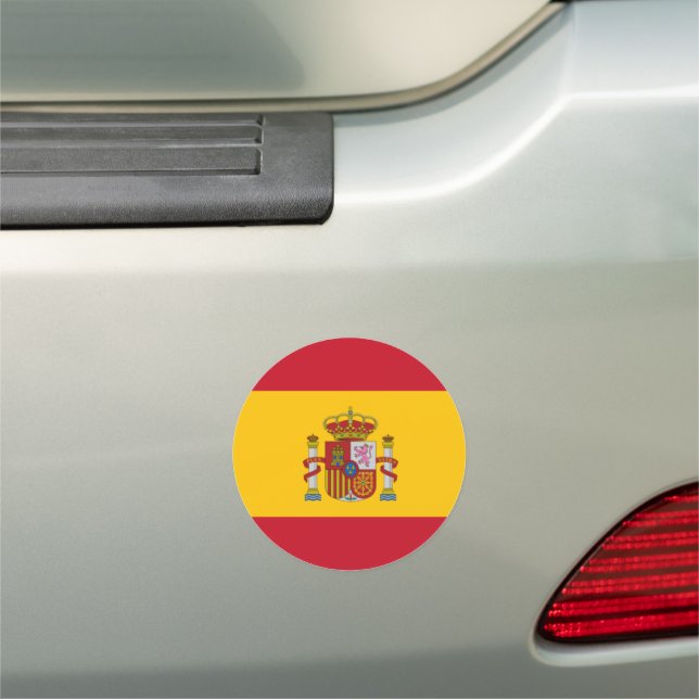 spain flag car magnet (In Situ)