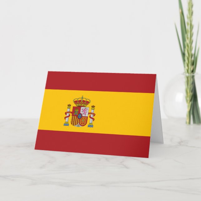 Spain Flag Card (Front)