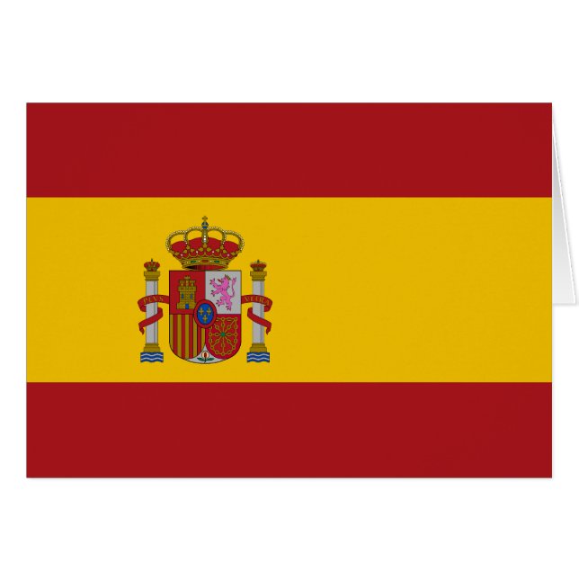 Spain Flag Cards (Front Horizontal)