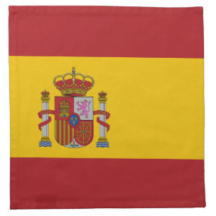 Spain Flag Cloth Napkin