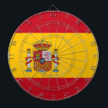Spain Flag Dart Board<br><div class="desc">Spain Flag</div>