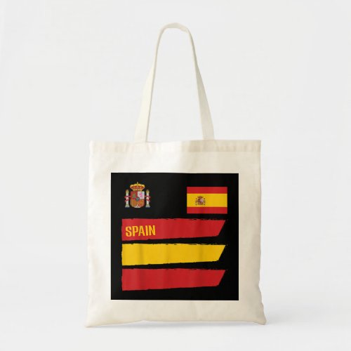 Spain Flag Espana Football Soccer Fan Men Women Ki Tote Bag
