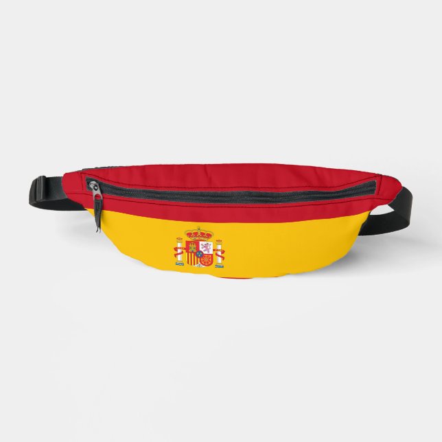 Spain flag fanny pack (Front)