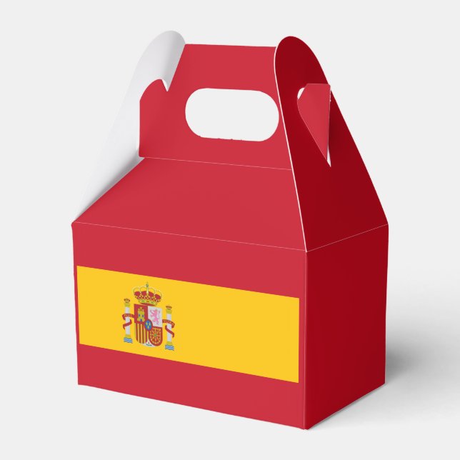 Spain flag Favor Box (Front Side)
