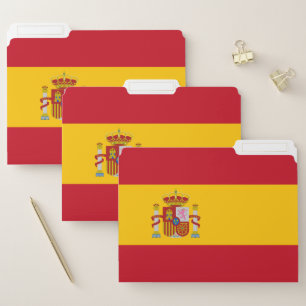 Spain flag File Folders