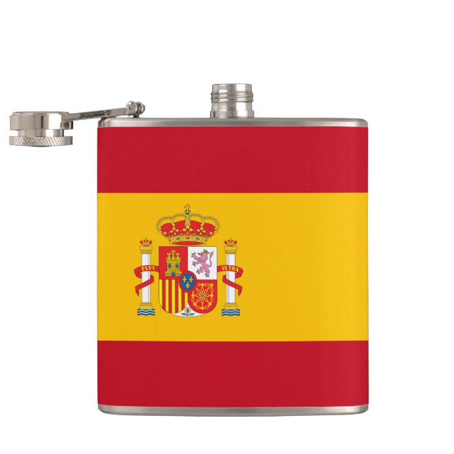 Spain flag flask (Opened)