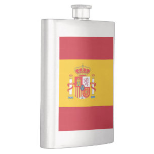 Spain flag flask