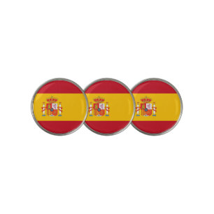Spain flag golf ball marker