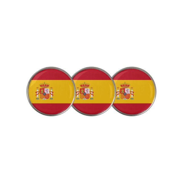 Spain flag golf ball marker (3 Up)