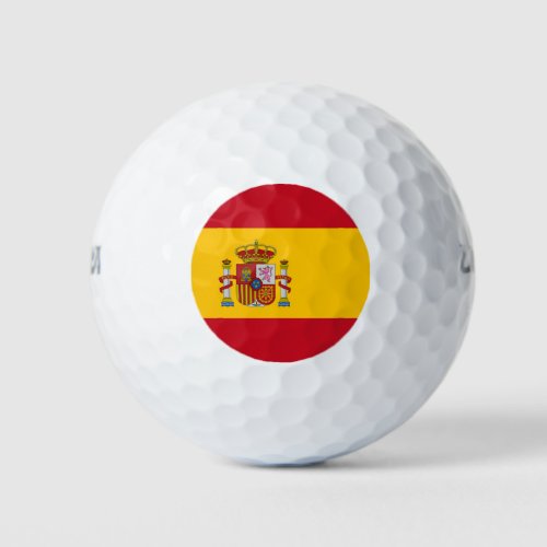 Spain Flag Golf Balls