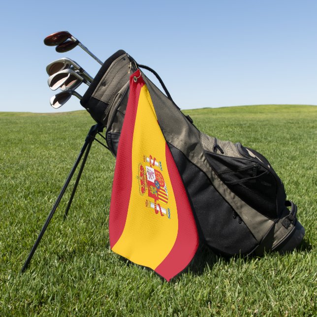 Spain flag golf towel (Green)