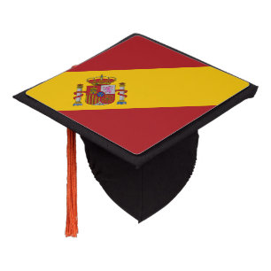 Spain Flag Graduation Cap Topper