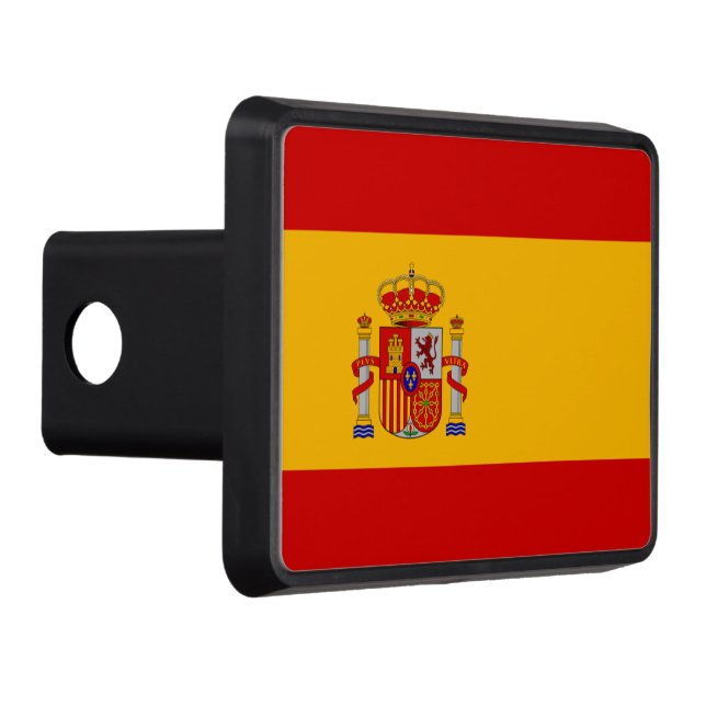 Spain Flag Hitch Cover (Right)