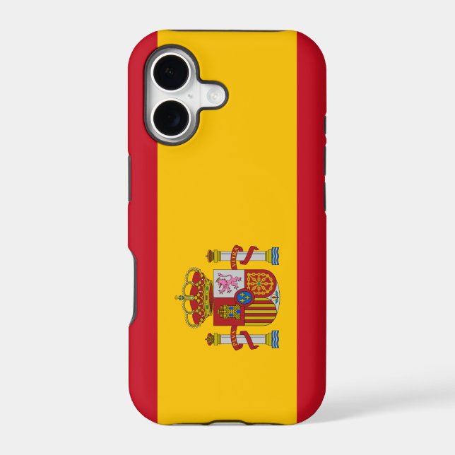 Spain Flag Iphone Case (Back)