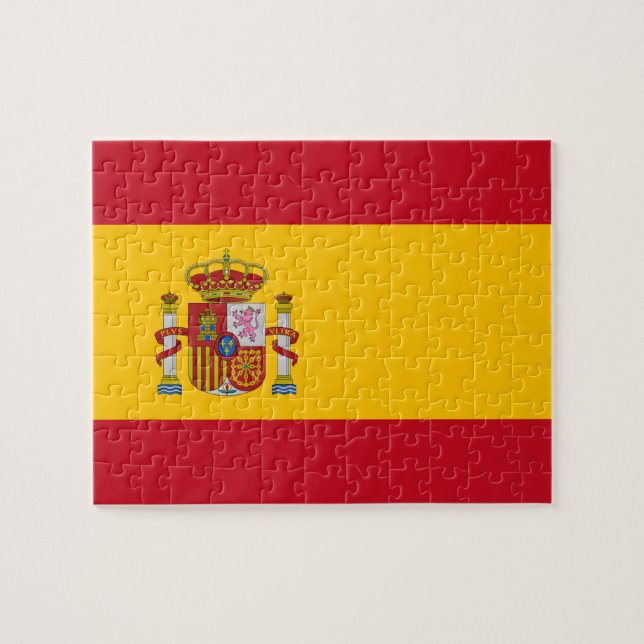 Spain Flag Jigsaw Puzzle (Horizontal)