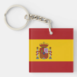 Spain Flag Keychain
