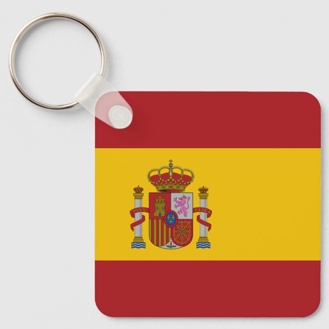 Spain Flag Keychain (Front)