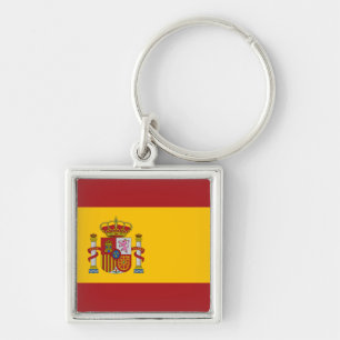 Spain Flag Keychain