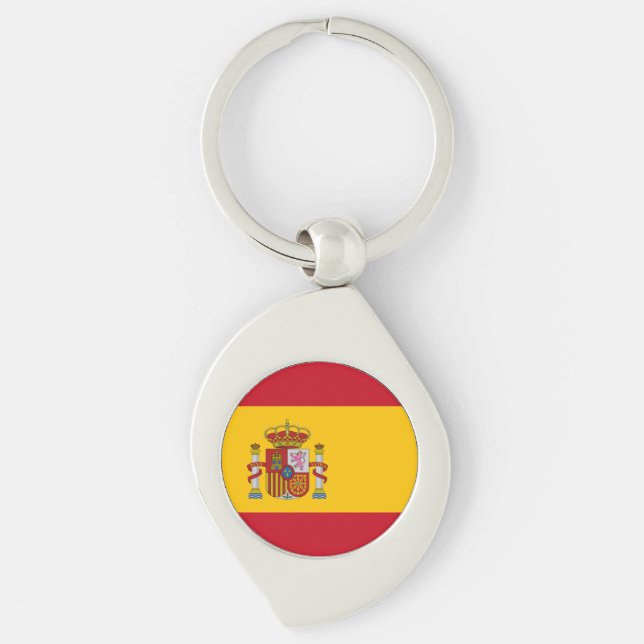 Spain Flag Keychain (Front)