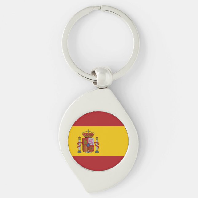 Spain Flag Keychain (Front)