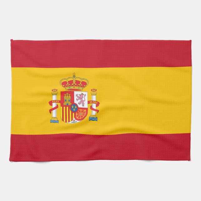 Spain flag kitchen towel (Horizontal)