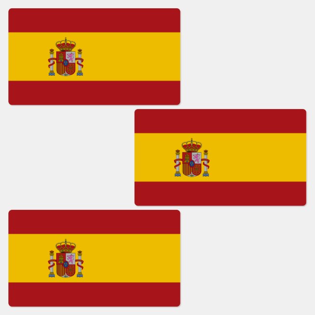 Spain Flag Labels (Group)