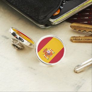 Spain flag lapel pin