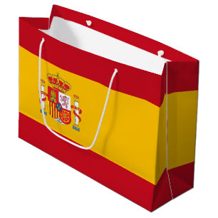 Spain flag large gift bag