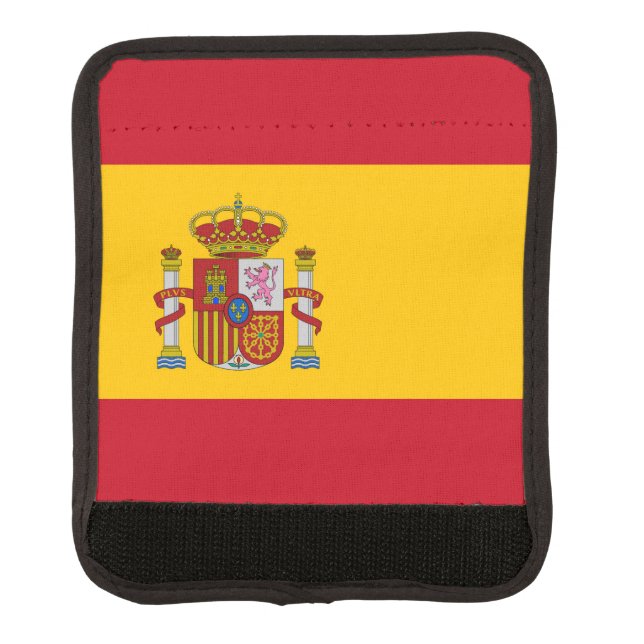 Spain Flag Luggage Handle Wrap (Front)