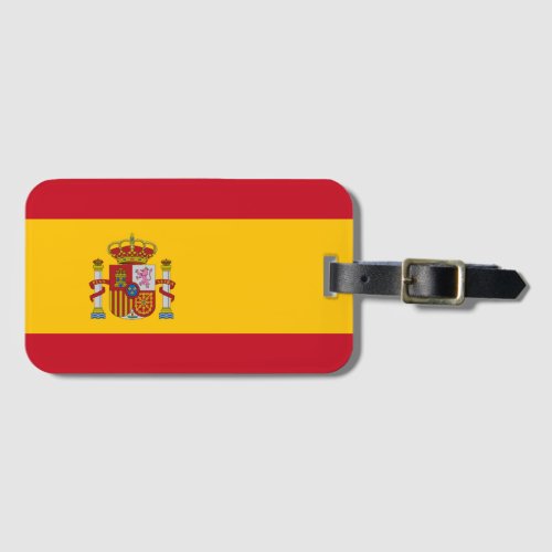 Spain Flag Luggage Tag