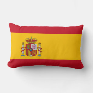 Spain Flag Lumbar Pillow