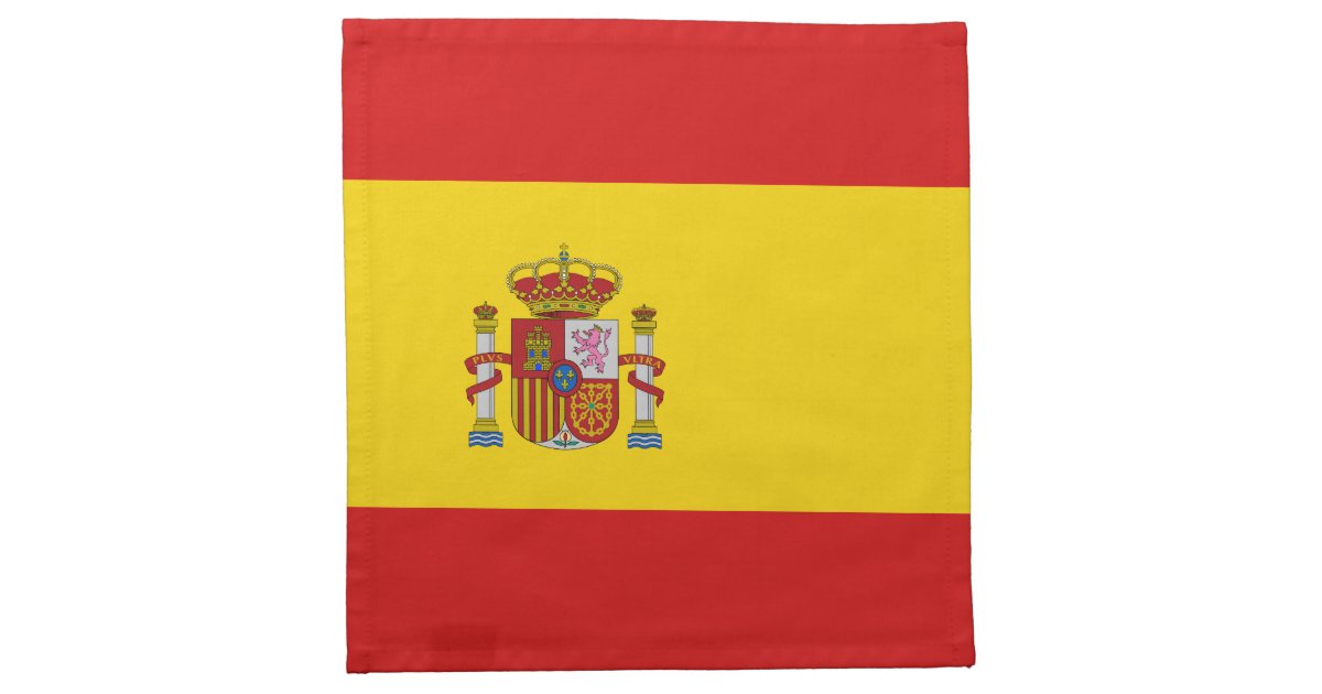 Spain Flag Napkin Zazzle