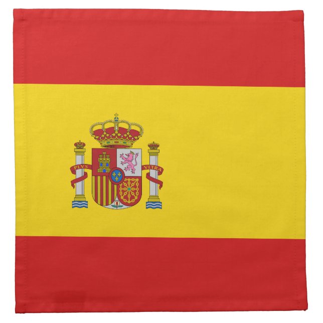 Spain Flag Napkin (Front)