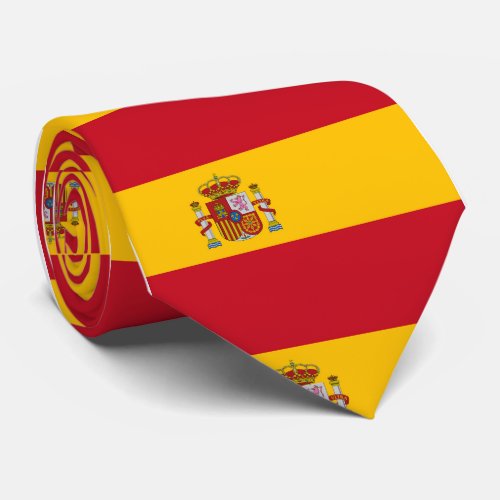 Spain Flag Neck Tie