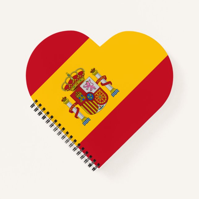 Spain Flag Notebook (Front)