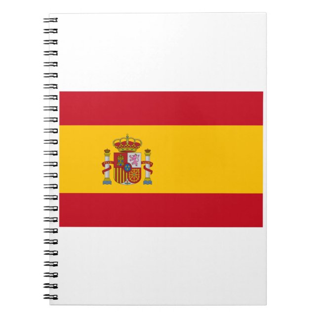 Spain Flag Notebook (Front)