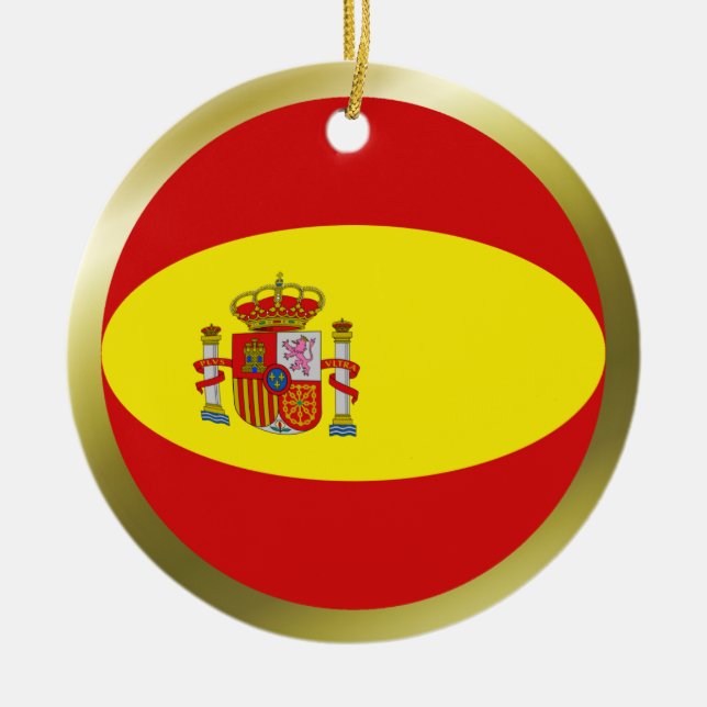 Spain Flag Ornament (Front)