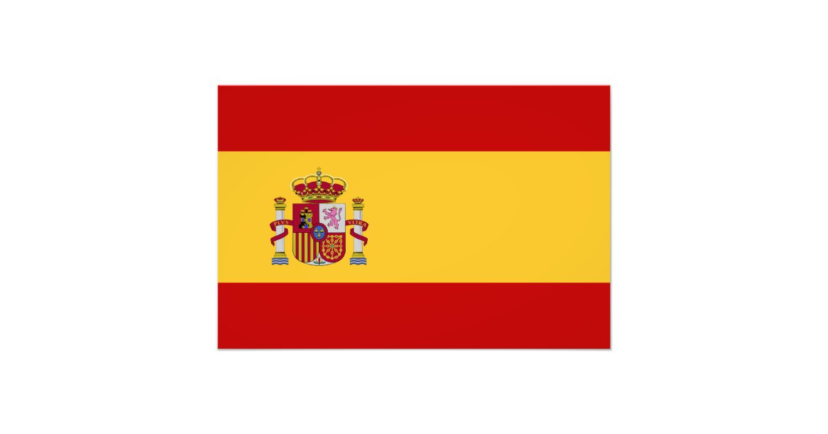 Spain Flag Photo Print | Zazzle