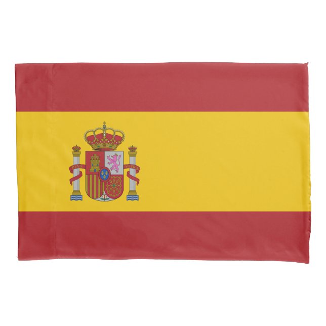 Spain Flag Pillow Case (Front)