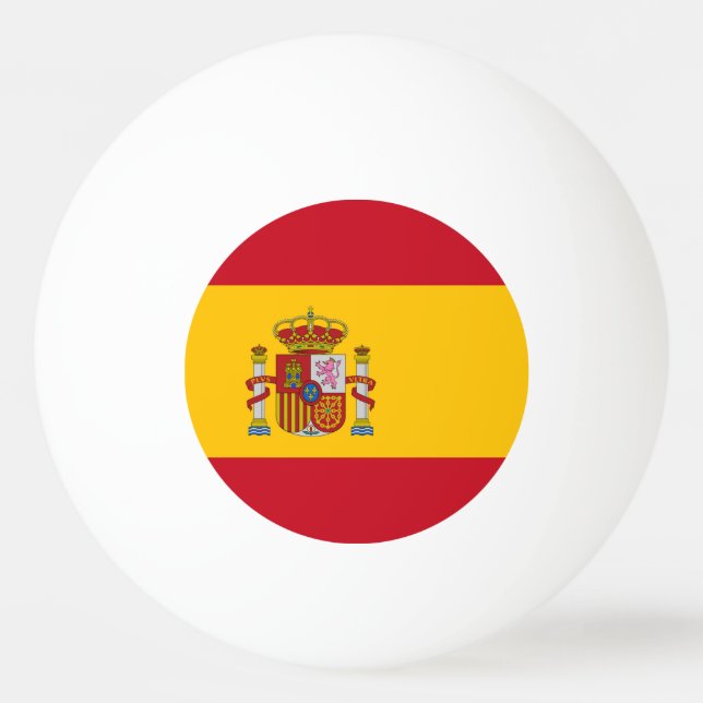 Spain Flag Ping Pong Ball (Front)