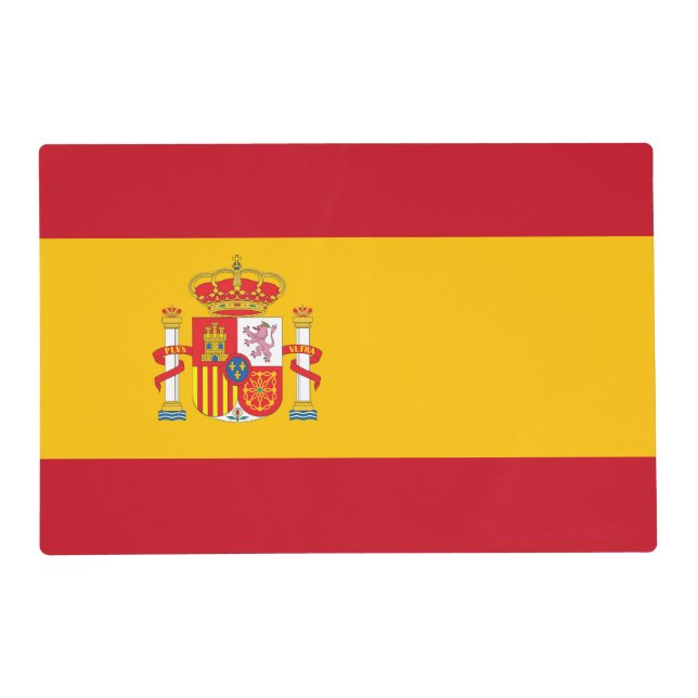 Spain flag placemat (Front)