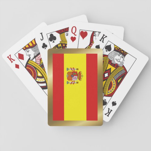 Spain Flag Playing Cards