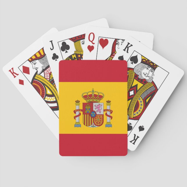 Spain Flag Poker Cards (Back)