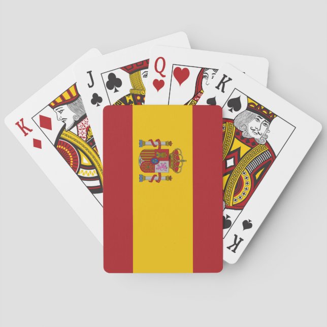 Spain Flag Poker Cards (Back)