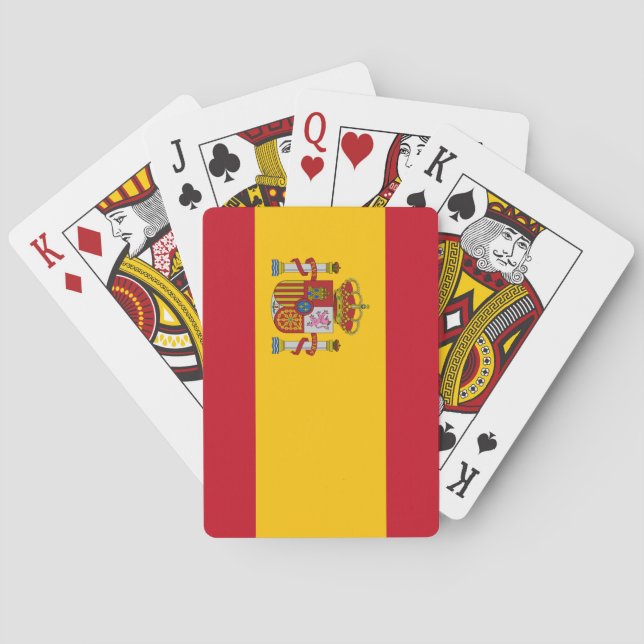 Spain flag poker cards (Back)