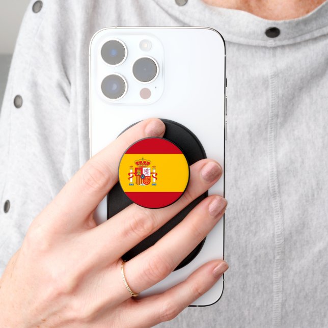 Spain flag PopSocket (Hand)